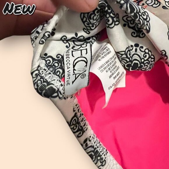 NEW NWT BECCA by Rebecca Virtue High Neck Bikini Top – Size Small - Picture 8 of 9